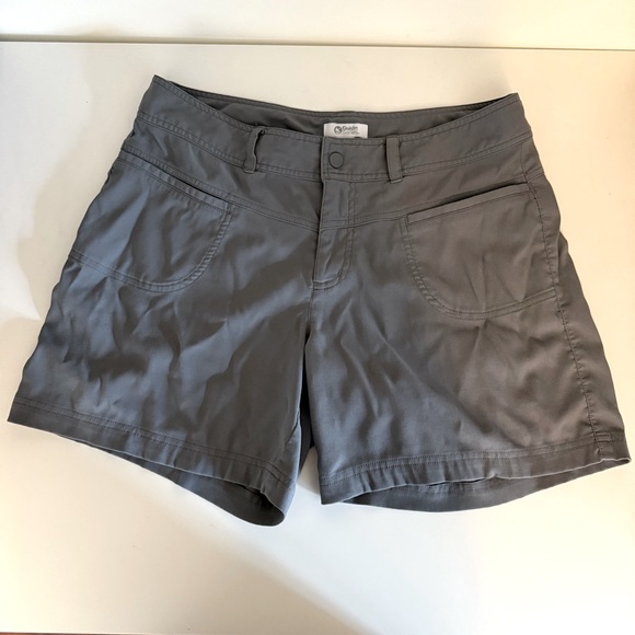 Guide Series Pants - Guide Series Nylon Chino Shorts Gray Womens Size 8 Walking Hiking Trail Outdoors